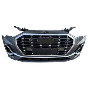 ใช้ชุดกันชนหน้าแบบดั้งเดิมพร้อมกระจังหน้าสำหรับรถ <span class=keywords><strong>Audi</strong></span> <span class=keywords><strong>Q3</strong></span> F3 <span class=keywords><strong>S</strong></span>-<span class=keywords><strong>line</strong></span> / <span class=keywords><strong>Sportback</strong></span> 2019-2024 | ชุดประกอบจมูกแบบสมบูรณ์ - Product Image 1