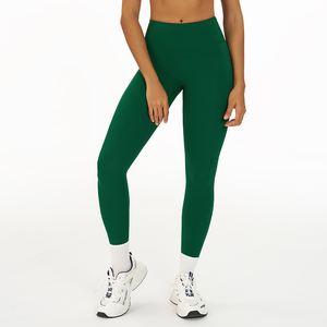 Pantaloni da Fitness Europei e Americani, Senza Maniche, Tinta Unita, ad Asciugatura Rapida, Elasticizzati in Quattro Direzioni, Traspiranti, Leggeri e Aderenti - Product Image 2