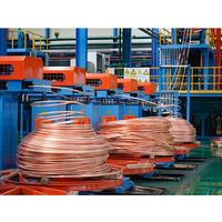 Ligne de production automatique de fils avec tige de cuivre Upcast Ligne de production de matériel de fabrication de câbles électriques