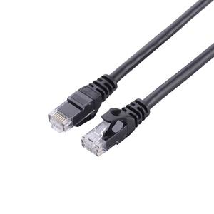 Black Cat6 Ethernet <strong>Cable</strong> <strong>Long</strong> PVC Jacketed Network <strong>Internet</strong> <strong>Cable</strong> with RJ45 Connectors for Modem Router - Product Image 2