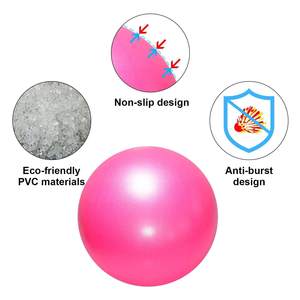 Pelota de Yoga de PVC Antideslizante, Pelota de Fitness Adecuada para Pilates, <span class=keywords><strong>Ejercicio</strong></span> en Casa y Ejercicios para Mujeres Embarazadas - Product Image 4