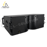 L-solution K212-A Enceintes Line Array actives à deux voies de 12 pouces en bois - Audio haute résolution portable, durable et écologique 56Hz-19KHz
