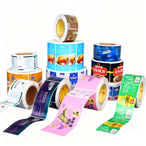 Bán buôn tùy chỉnh giá thấp nhãn Cảm ơn bạn Giấy PVC máy in nhãn trống Sticker - Product Image 1