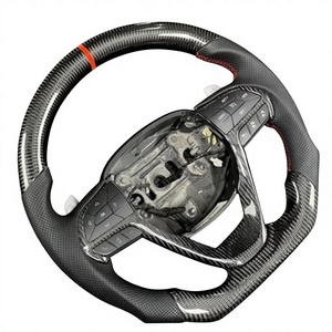 Volante Deportivo de Fibra de Carbono Forjado con Palanca de Cambios para <span class=keywords><strong>Jeep</strong></span> Wrangler <span class=keywords><strong>Grand</strong></span> <span class=keywords><strong>Cherokee</strong></span> Srt <span class=keywords><strong>Srt8</strong></span>, Accesorios 2018 2019 2020 <span class=keywords><strong>2021</strong></span> - Product Image 2