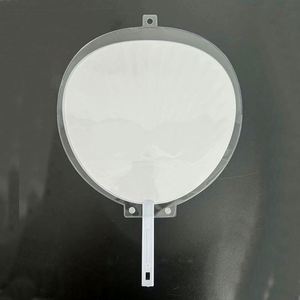 Nouvelles pochettes transparentes en PVC pour éventails, forme cercle, avec logo personnalisé, pour protéger les éventails, formes multiples - Product Image 1