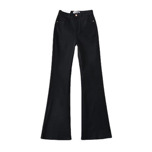 High Quality Streetwear <strong>Women's</strong> Flared Trousers High Waist Washed <strong>Denim</strong> Slim Leg Jeans <strong>for</strong> <strong>Women</strong> - Product Image 4