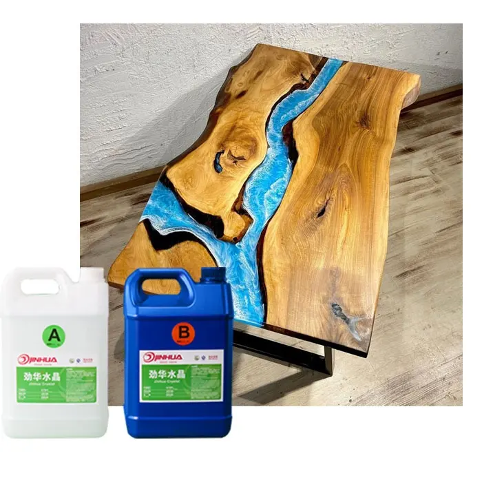 Deep Pour 3:1 rapporto resina epossidica di alta qualità resina cristallina per la lavorazione del legno tavolo del fiume