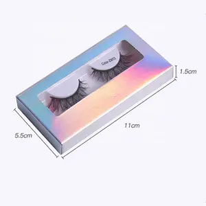 2022 Wholesale 3D Mink Fluffy Soft Color False Eyelashes And Custom Individual Color Lashes Colored Mink Lashes