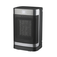 Chauffage d'appoint portable électrique pour intérieur avec thermostat, mode ventilateur, 1500W, céramique PTC, chauffage rapide et sécurisé