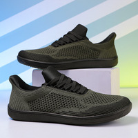 Chaussures de sport décontractées à lacets, grandes tailles, semelle souple, en tissu maille de coton, style marche, légères et respirantes, directement de l'usine