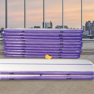 Atacado preço 10ft/13ft/16ft/<span class=keywords><strong>20ft</strong></span>/27ft inflável pista de ar, ginástica inflável, copo de ar, tapete de chão, cobertura - Product Image 5