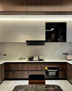 Modern Kitchencabinets Modular <b>Kitchen</b> <b>Cupboards</b> <b>Kitchen</b> Cabinet Custom KitchenKitchen Furniture Stainless Steel <b>Kitchen</b> Cabinet - Product Image 2