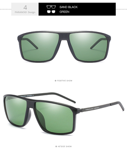 Gafas de Sol PARANOID 2026 para Hombre, Color Azul y Verde, Protección UV400, Polarizadas, de Diseño, con Lentes de PC y TAC - Product Image 2
