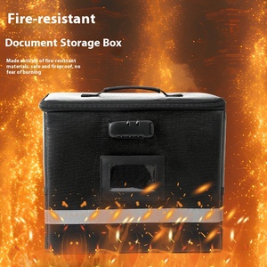 Công suất lớn dày qua biên giới tiêu đề quan trọng tài liệu khóa bảo vệ lưu trữ đơn vị chống cháy hộp tập tin - Product Image 2