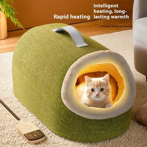 Современная роскошная кровать для кошки, Интеллектуальный герметичный контейнер с постоянной температурой, биомиметический влагостойкий обогрев, зимнее путешествие - Product Image 2
