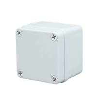 Boîtier de jonction électrique extérieur en ABS, indice de protection IP67, 80*80*75mm, montage mural, boîtiers d'instruments électroniques personnalisés, DIN