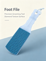 Râpe à pieds portable en maille suspendue, lime à pédicure durable pour salon et usage domestique, pour l'adoucissement des pieds