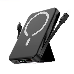 Batterie externe magnétique portable 5000 et <span class=keywords><strong>10000</strong></span> <span class=keywords><strong>mAh</strong></span>, charge rapide 15W, power bank sans fil - Product Image 1