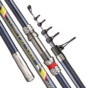 Pêche télescopique chaude 3.6m 3.9m 4.2m 4.5m 5.4m <span class=keywords><strong>lancer</strong></span> Surf Casting pôle télescopique Portable enlever siège <span class=keywords><strong>canne</strong></span> à pêche en mer - Product Image 3