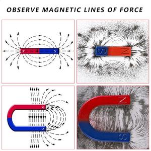 סיטוני אדום וכחול U/בר/טבעת מגנט פרריט עבור תלמידים ניסוי - Product Image 5