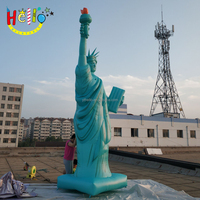 Statue de la Liberté géante gonflable avec lumières LED
