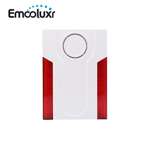 Sirène extérieure sans fil, alarme de sécurité bidirectionnelle, sirène 433 MHz 868 MHz 120 dB, haut niveau sonore, 12 V, prise EU et batterie de secours - Product Image 1