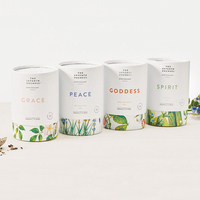 Tube d'Emballage en Papier Kraft de Qualité Alimentaire pour Thé, Pot en Papier pour Complément Alimentaire, Boîte Cylindrique d'Emballage pour Thé