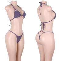 Tenues de danse exotiques, ensembles de strings brillants, bikinis de qualité, lingerie pour adultes, vêtements de club, tenues de strip-tease, tenues de festival, tenues de rave