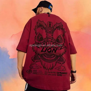American Graffiti Spray Painted Shoulder Pad T-shirt para hombres, Summer Cool y High-end Men's Model Camisa de <span class=keywords><strong>manga</strong></span> <span class=keywords><strong>corta</strong></span> - Product Image 2