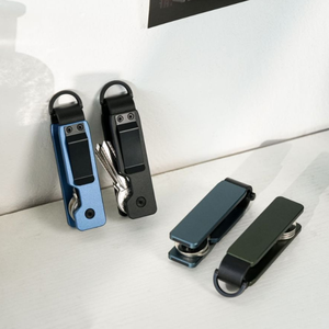 Organizzatore di Chiavi Minimalista in Alluminio con Chiusura a Gancio, Portachiavi alla Moda con Blocco RFID, Contiene 2-6 Chiavi, Portafogli per Uomo - Product Image 2