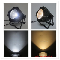 Professionnel Dmx A Mené le Par 64 WW / CW / RGBW 4IN1 / RGBWA UV 6IN1 200W COB A Mené Le Pair lumière Avec Porte de Grange