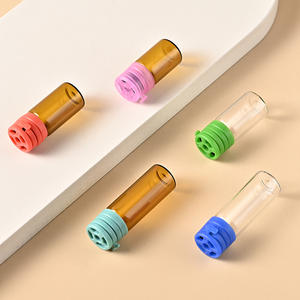 ซิลเวอร์ เวน 2 มล. แบบฉีดฉีดเข้าเส้นเลือด 3 มล. ผงฟรีซดราย 5 มล. ขวดแก้วตัวอย่างสีชา ขวดย่อยสำหรับการแพทย์และความงาม ซิลิน แบบดึงฝา - Product Image 3