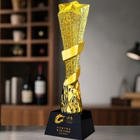 Offre Spéciale Trophée 26x7cm Trophée de cristal pentagramme Premium Récompenses personnalisées pour le gala d'entreprise