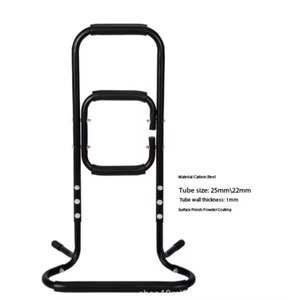 <b>Bed</b> Rails for Elderly Adults Safety Motion Sensor Light & Double Grab Bar, <b>Bed</b> Assist Rail with Storage <b>Bag</b> for Fall Prevention - Product Image 1