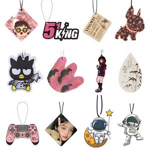 定制标志香水悬挂长效香水汽车悬挂空气清新剂不同气味棉纸促销礼品小袋 - Product Image 6