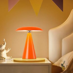 Lámpara de escritorio moderna y ecológica con rotación de 360, luz de mesa magnética inalámbrica recargable para dormitorio de estudio de oficina - Product Image 2