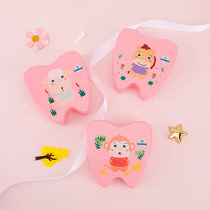 Haute qualité en bois enfants bébé boîte à dents organisateur doux stockage pour lait dents bébé <span class=keywords><strong>dent</strong></span> souvenir boîte - Product Image 4