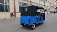 Tricycle cargo électrique à trois roues 72V 3000W fermé 8 places Vitesse 50-70 km/h Autonomie 70-90 km Charge utile 400 kg Acier Certifié GCC
