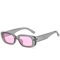 Gafas de Sol Modernas Y2K UV400 con Marco de PC, Forma Retro de Moda, Gafas de Sol Cuadradas Pequeñas de Diseño Personalizado para Unisex