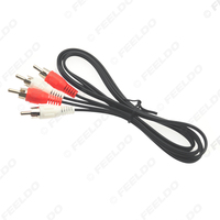 Câble d'extension AV 2 RCA mâle vers 2 RCA mâle, cordon de connexion AV stéréo pour adaptateur de lecteur multimédia DVD de voiture