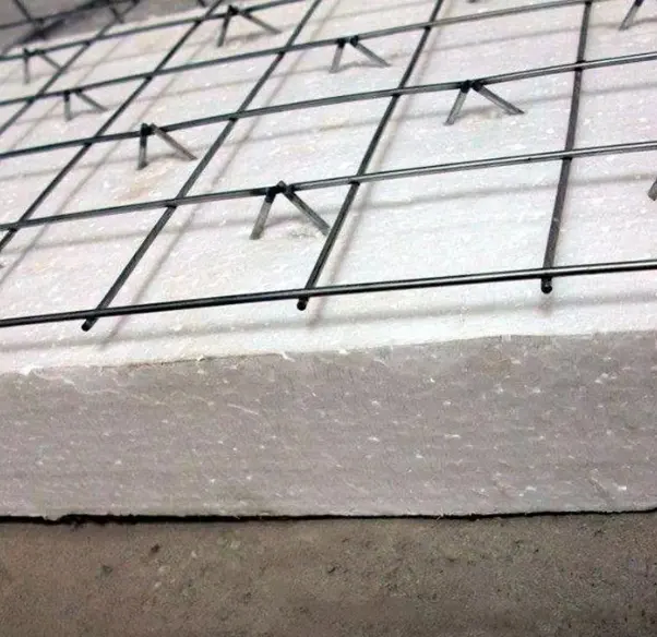 3d eps קצף חוט מגולוון רשת פלדה צדה לגג וקירות