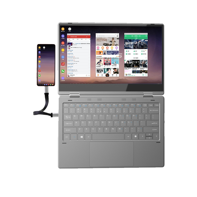 J13 13.3 Inch ultra Slim Touchscreen Display Support Raspberry Pi Optional 4K Display Optional 360 Flexibility Portable Monitor