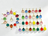 Pendentif en forme de poisson et d'œil en zircon multicolore en gros
