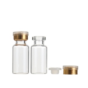 Emballage en verre, petits flacons en verre transparents de 6ml avec <span class=keywords><strong>bouchon</strong></span> en plastique aluminium - Product Image 5