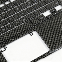 Boîtier de clavier mécanique en fibre de carbone haute rigidité, personnalisable pour le jeu et le bureau, certifié CE