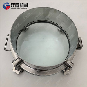 Sanitair Rvs Glas Top Gemonteerde Tank Putdeksel Met Pakking Mangat Hatch - Product Image 2