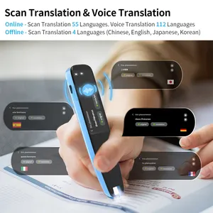 Newyes caneta scanner eletrônica de leitura, tradutor de texto dyslexia portátil instantâneo 112, linguagem e tradutor de voz