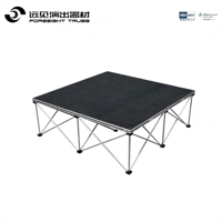 Scène de plate-forme de concert en plein air portable, facile à installer, pour une occasion spéciale
