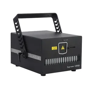 Ilda laser de cor completa rgb 20w, cor completa, 3d, festa de casamento, profissional, 40kpps, laser de animação