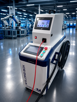 Nouvel équipement laser à fibre 3-en-1 portable en acier inoxydable 1500W pour soudage, nettoyage et découpe, et nettoyage de joint